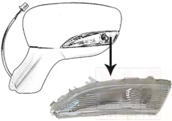 VAN WEZEL 4373915 -  Фонарь указателя поворота